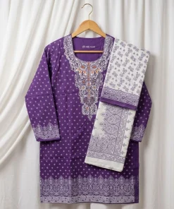 Women's Three-Piece Dress - Purple